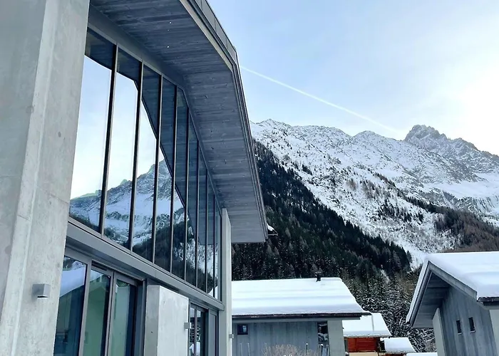 Contemporain 5* A Argentiere Avec Sauna Et Cheminee - Fr-1-343-243 Chamonix