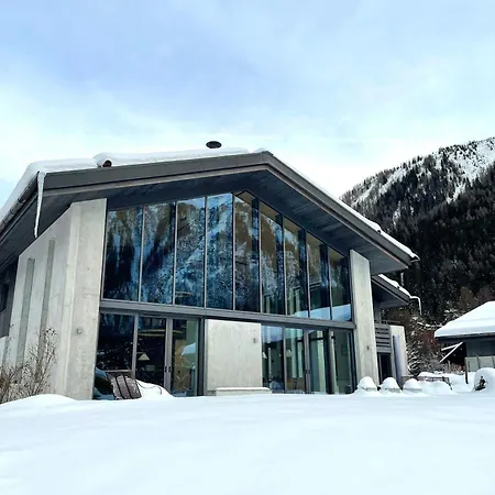 Contemporain 5* A Argentiere Avec Sauna Et Cheminee - Fr-1-343-243 Шамоні